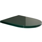 Toilet-seat soft closing, style: Sandwich Slim, color: Green Toilet seats & covers