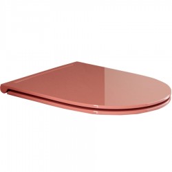 Toilet-seat soft closing, style: Sandwich Slim, color: Pink Toilet seats & covers