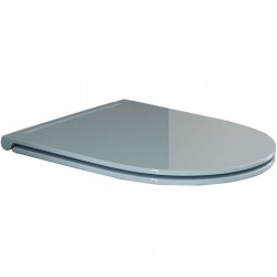 Toilet-seat soft closing, style: Sandwich Slim, color: Blue Toilet seats & covers