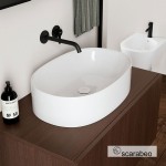 Washbasin Free standing 60x40x15 material: Porcelain Without hole Without overflow, color: White surface: Glossy Free standing Washbasin Free standing 60x40x15 material: Porcelain Without hole Without overflow, color: White surface: Glossy Free standing