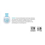 Σετ Λεκάνη επίτοιχη (κρεμαστή) υψηλής πίεσης + Κάλυμμα soft closing Rimless Sandwich slim κρυφή στήριξη Air Glossy 50,5cm επιφάνεια: Γυαλιστερή, χρώμα: Μπλε Επίτοιχες ΥΠ