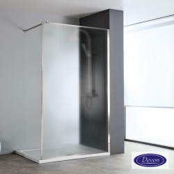 Shower enclosure Linear 80x200 8mm fixed surface: Glossy, color: Chrome Linear