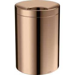 Χαρτοδοχείο Polished Red Gold από ορείχαλκο 5 lt ανοιχτό επιδαπέδιος τύπος, χρώμα: Ροζ Χρυσό επιφάνεια: Γυαλιστερή Χαρτοδοχεία