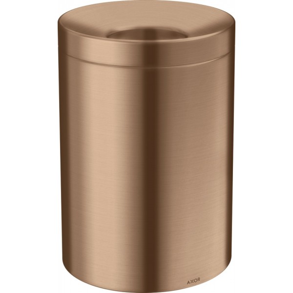 Χαρτοδοχείο brushed red Gold από ορείχαλκο 5 lt ανοιχτό επιδαπέδιος τύπος, χρώμα: Ροζ Χρυσό επιφάνεια: Βουρτσισμένη Χαρτοδοχεία