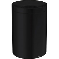 Χαρτοδοχείο Matt black από ορείχαλκο 5 lt ανοιχτό επιδαπέδιος τύπος, χρώμα: Μαύρο επιφάνεια: Ματ Χαρτοδοχεία