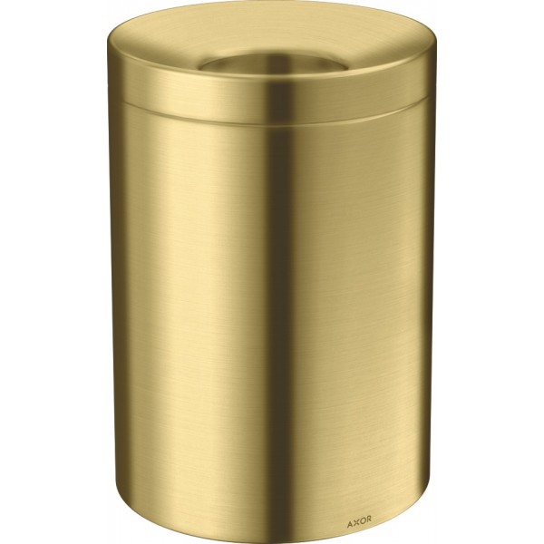 Χαρτοδοχείο Brushed Brass από ορείχαλκο 5 lt ανοιχτό επιδαπέδιος τύπος, χρώμα: Χρυσό επιφάνεια: Βουρτσισμένη Χαρτοδοχεία