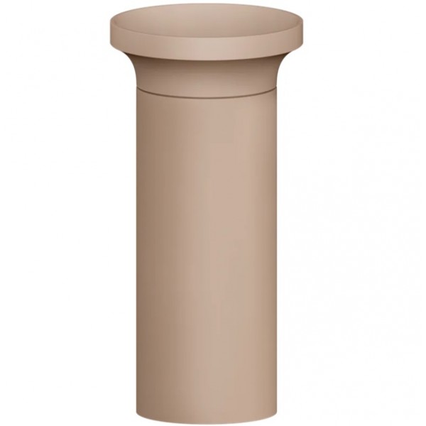 Washbasin Floor standing 44,5x44,5x90 material: Crystal Plant Matt Cipria, color: Beige surface: Matt Floor standing