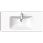 Washbasin for furniture 100,5x48 material: Porcelain With one hole With overflow, color: White surface: Glossy Furniture basins Washbasin for furniture 100,5x48 material: Porcelain With one hole With overflow, color: White surface: Glossy Furniture basins