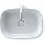 Washbasin Free standing 55x39x13,5 material: Porcelain Without hole Without overflow, color: White surface: Glossy Free standing