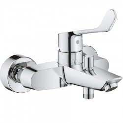 Μπαταρία μπανιέρας ΑΜΕΑ κορμός (χωρίς σπιράλ, τηλέφωνο, στήριγμα), χρώμα: Χρωμέ από ορείχαλκο Μπαταρίες μπανιέρας ΑΜΕΑ