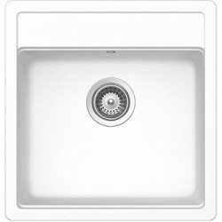 Sink Granite 49x51 free nested 1 bowl, color: White Granite