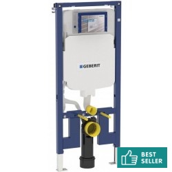 Καζανάκι εντοιχιζόμενο κρεμαστής λεκάνης για τοίχο γυψοσανίδας με πλαίσιο Y114cm x Π8cm Εντοιχιζόμενα για επίτοιχη λεκάνη