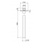 Εκροή (στόμιο) 165cm οροφής AISI316L από inox, χρώμα: Χρωμέ επιφάνεια: Γυαλιστερή Στόμια (ρουξούνια) Εκροή (στόμιο) 165cm οροφής AISI316L από inox, χρώμα: Χρωμέ επιφάνεια: Γυαλιστερή Στόμια (ρουξούνια)