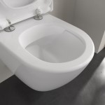 Σετ Λεκάνη επίτοιχη (κρεμαστή) υψηλής πίεσης + Κάλυμμα soft closing Wrapover κρυφή στήριξη με αυτοκαθαρισμό / Rimless Ceramic Plus, DirectFlush 48x35,5 επιφάνεια: Γυαλιστερή, χρώμα: Λευκό Επίτοιχες ΥΠ