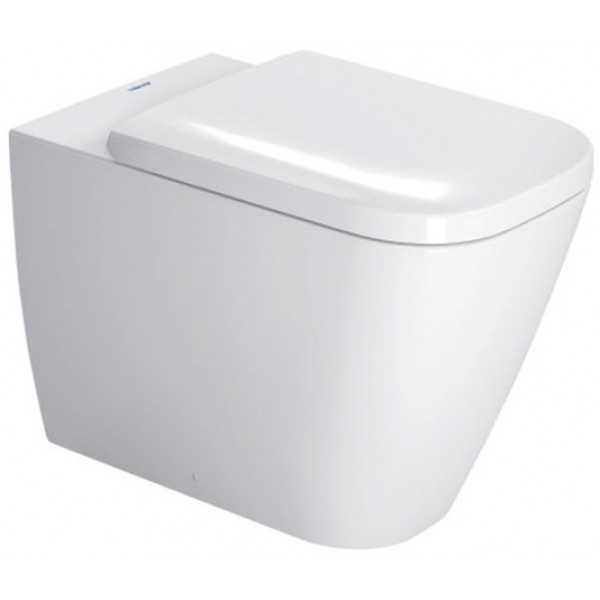 Floor standing toilet & toilet seat soft closing, style: Wrapover back to wall horizontal outlet p Rimless 57x35,5 surface: Glossy, color: White Floor standing Floor standing toilet & toilet seat soft closing, style: Wrapover back to wall horizontal outlet p Rimless 57x35,5 surface: Glossy, color: White Floor standing
