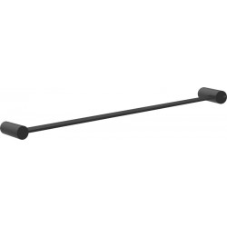Πετσετοθήκη 60cm Matte Black σταθερή από inox μονή, χρώμα: Μαύρο επιφάνεια: Ματ Πετσετοθήκες