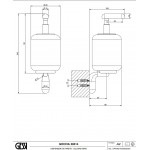 Dispenser από ορείχαλκο επίτοιχος τύπος Black Metal Ghrc, GRES Nero, χρώμα: Μαύρο επιφάνεια: Βουρτσισμένη Dispenser από ορείχαλκο επίτοιχος τύπος Black Metal Ghrc, GRES Nero, χρώμα: Μαύρο επιφάνεια: Βουρτσισμένη