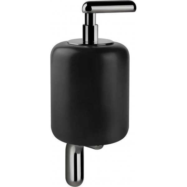 Dispenser από ορείχαλκο επίτοιχος τύπος Black Metal Ghrc, GRES Nero, χρώμα: Μαύρο επιφάνεια: Βουρτσισμένη Dispenser