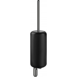 Brush (broom) material: Brass Wall-mounted GRES Nero, color: Black surface: Brushed Toilet brush holders