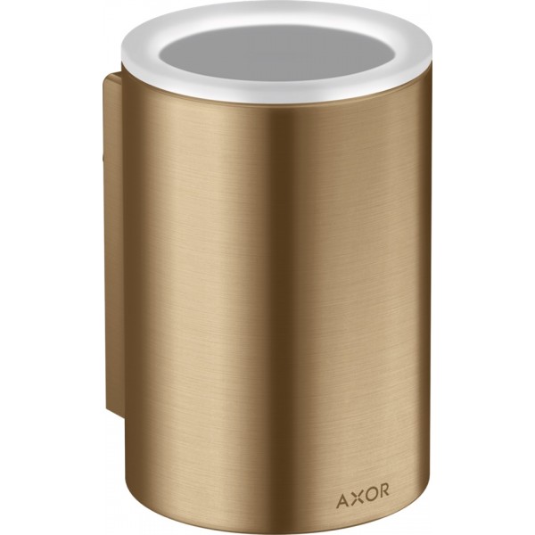 Cupholder material: Brass Wall-mounted, color: Bronze surface: Brushed Cupholder material: Brass Wall-mounted, color: Bronze surface: Brushed Tumbler holders