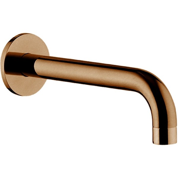 Εκροή (στόμιο) 21,2cm επίτοιχος τύπος από ορείχαλκο μπανιέρας, Brushed Amber Bronze, χρώμα: Μπρονζέ επιφάνεια: Βουρτσισμένη Στόμια (ρουξούνια)