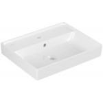 Νιπτήρας επίτοιχος 55x44x16 White Alpin με 1 γούρνα με οπή στη μέση με υπερχείλιση / χωρίς κολώνα από πορσελάνη, χρώμα: Λευκό επιφάνεια: Γυαλιστερή Επίτοιχοι