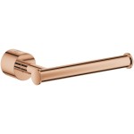 Paper holder no cover material: Brass, color: Pink Gold surface: Glossy Toilet paper holders