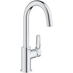 Wash basin tap Deck-mounted L size material: Brass mixer With push-open waste set, color: Chrome surface: Glossy Deck-mounted