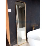 Mirror, shape: Rectangle 50x200 material: Metal, color: Gold Mirrors