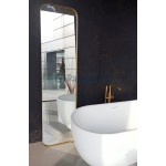Mirror, shape: Rectangle 50x200 material: Metal, color: Gold Mirrors