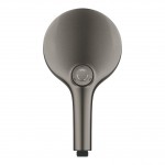 Shower head 3 jets, color: Grey surface: Brushed Hand showers
