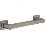 Handle wall 30cm material: Brass, color: Grey surface: Brushed Bathtub grab-bars