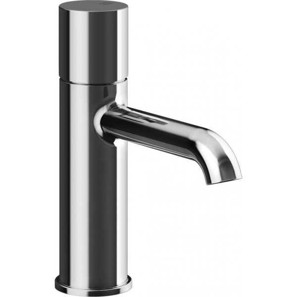 Wash basin tap Deck-mounted material: Brass mixer Without waste Μ size, color: Chrome surface: Glossy Deck-mounted