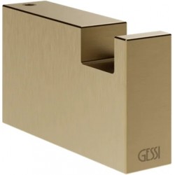 Hook Flat wall mounted material: Brass single, color: Bronze surface: Brushed Hooks