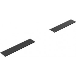 Κάλυμμα για αυλάκι Matte Black από ορείχαλκο, χρώμα: Μαύρο Αυλάκια ντουζιέρας