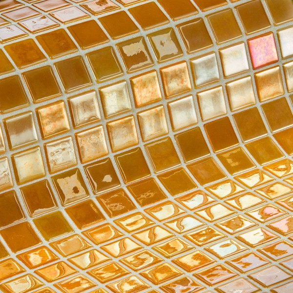 Pool mosaic 2,5x2,5 Spain, shape: Square 1st choice (31,2x49,5), hue: Gold Mosaics for pool Pool mosaic 2,5x2,5 Spain, shape: Square 1st choice (31,2x49,5), hue: Gold Mosaics for pool