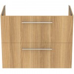 Furniture base without washbasin 80x44x63 material: Wood composite wall mounted, color: Wood Oak Cabinets without wash basin