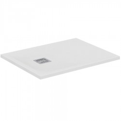 Ντουζιέρα ορθογώνια 90x70x3 από συνθετικό pure white, χρώμα: Λευκό επιφάνεια: Ματ Ορθογώνιες