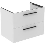 Furniture base without washbasin 80x50,5x63 material: Wood composite wall mounted, color: White Cabinets without wash basin
