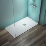 Ντουζιέρα ορθογώνια 140x80x3 από συνθετικό pure white, χρώμα: Λευκό επιφάνεια: Ματ Ντουζιέρα ορθογώνια 140x80x3 από συνθετικό pure white, χρώμα: Λευκό επιφάνεια: Ματ