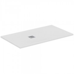 Shower tray Rectangular 140x80x3 material: Synthetic, color: White surface: Matt Rectangular
