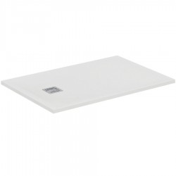 Ντουζιέρα ορθογώνια 120x80x3 από συνθετικό pure white, χρώμα: Λευκό επιφάνεια: Ματ