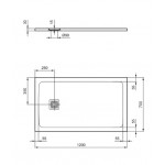 Ντουζιέρα ορθογώνια 120x70x3 από συνθετικό pure white, χρώμα: Λευκό επιφάνεια: Ματ Ορθογώνιες Ντουζιέρα ορθογώνια 120x70x3 από συνθετικό pure white, χρώμα: Λευκό επιφάνεια: Ματ Ορθογώνιες