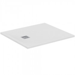 Ντουζιέρα ορθογώνια 100x90x3 από συνθετικό pure white, χρώμα: Λευκό επιφάνεια: Ματ