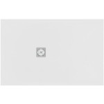 Ντουζιέρα ορθογώνια 140x90x3 από συνθετικό pure white, χρώμα: Λευκό επιφάνεια: Ματ Ορθογώνιες