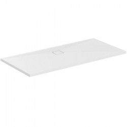 Ντουζιέρα ορθογώνια 170x80x3,5 από συνθετικό Silk White, χρώμα: Λευκό επιφάνεια: Ματ Ορθογώνιες