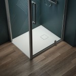 Shower tray Rectangular 90x75x3,5 material: Synthetic, color: White surface: Matt Rectangular Shower tray Rectangular 90x75x3,5 material: Synthetic, color: White surface: Matt Rectangular