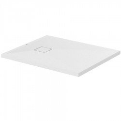 Shower tray Rectangular 90x75x3,5 material: Synthetic, color: White surface: Matt Rectangular