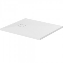 Ντουζιέρα ορθογώνια 100x90x3,5 από συνθετικό Silk White, χρώμα: Λευκό επιφάνεια: Ματ Ορθογώνιες
