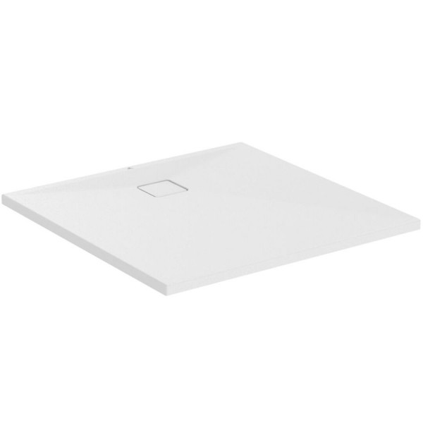 Shower tray Square 100x100x3,5 material: Synthetic, color: White surface: Matt Square